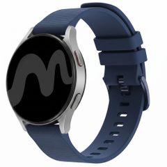 imoshion Siliconen sport bandje met gesp  - Universeel 22 mm aansluiting - Donkerblauw