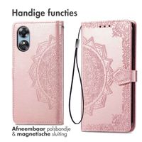 imoshion Mandala Bookcase Oppo A17 - Rosé Goud