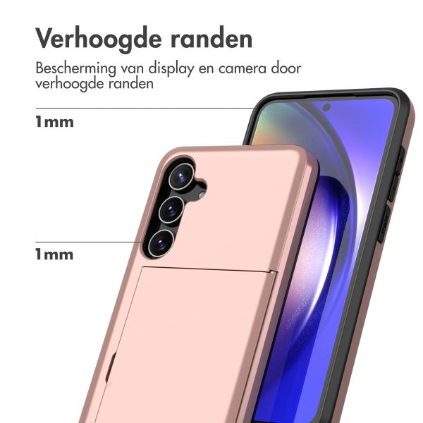 imoshion Backcover met pasjeshouder Samsung Galaxy A55 - Rosé Goud