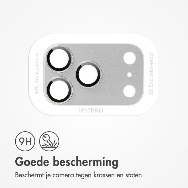 imoshion Camera Protector Glas 2 Pack Apple iPhone 17 Pro - Silver