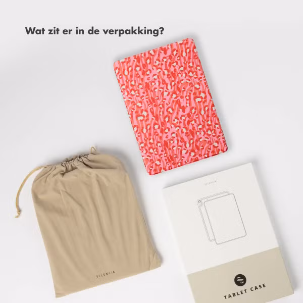 Selencia Vivid tablethoes Samsung Galaxy Tab A9 Plus - Wild Spots Lipstick