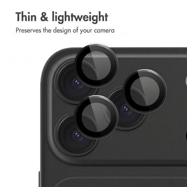 imoshion Camera Protector Glass 2-pack Apple iPhone 18 Pro (Max) - Black