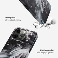 Selencia Vivid Tough Backcover iPhone 15 Pro - Chic Marble Black