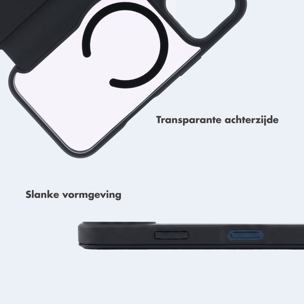imoshion Transparante Bookcase met MagSafe Apple iPhone 17 Pro - Zwart