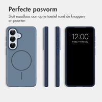 imoshion Color Backcover met Thin MagSafe Ring Samsung Galaxy S25 / S24 - Donkerblauw