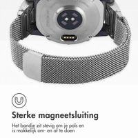 imoshion QuickFit® Milanees bandje  - Garmin 22 mm aansluiting - Maat L/XL - Zilver