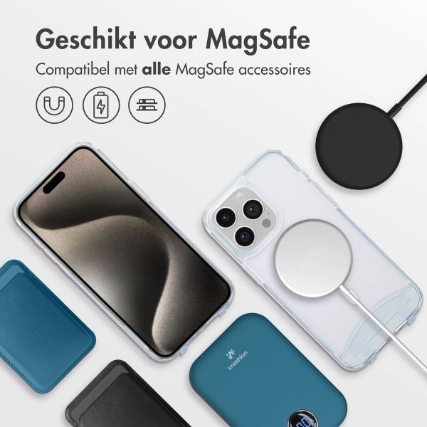 imoshion MagSafe Backcover met afneembaar koord iPhone 15 Pro Max - Transparant