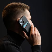 Accezz Leather Card Holder - Compatible with MagSafe and Qi2 - Onyx Black