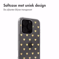 imoshion Design hoesje Apple iPhone 16 Pro - Golden Hearts
