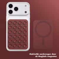 Selencia MagSafe zuignap telefoonhouder - Terracotta