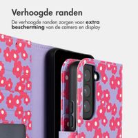 imoshion Design Bookcase Samsung Galaxy S22 - Dusty Rose Blossoms
