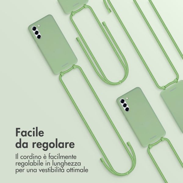 imoshion Color Backcover met afneembaar koord Samsung Galaxy S21 FE - Groen
