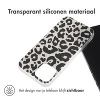 imoshion Design hoesje Apple iPhone 13 Mini - Leopard Transparent