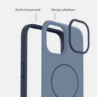 imoshion Color Backcover met Thin MagSafe Ring Apple iPhone 15 - Donkerblauw
