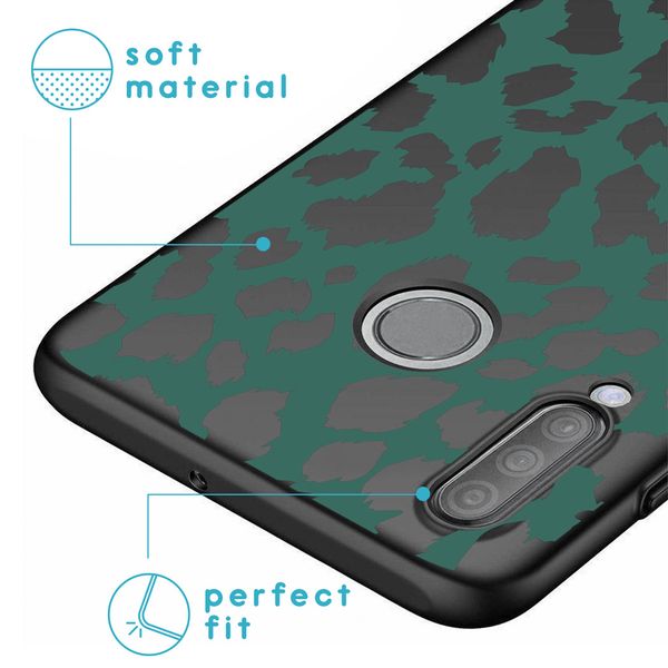 imoshion Design hoesje Huawei P30 Lite - Green Leopard