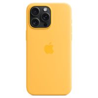 Apple Silicone Backcover MagSafe Apple iPhone 15 Pro Max - Sunshine