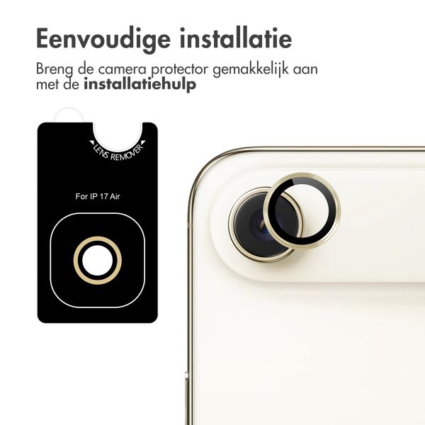 imoshion 2 Pack Camera lens protector Apple iPhone Air - Light Gold