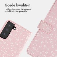 imoshion Design Bookcase Samsung Galaxy S22 - Pink Bazaar Flowers