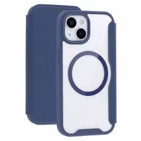imoshion Transparante Bookcase met MagSafe Apple iPhone 15 - Blauw