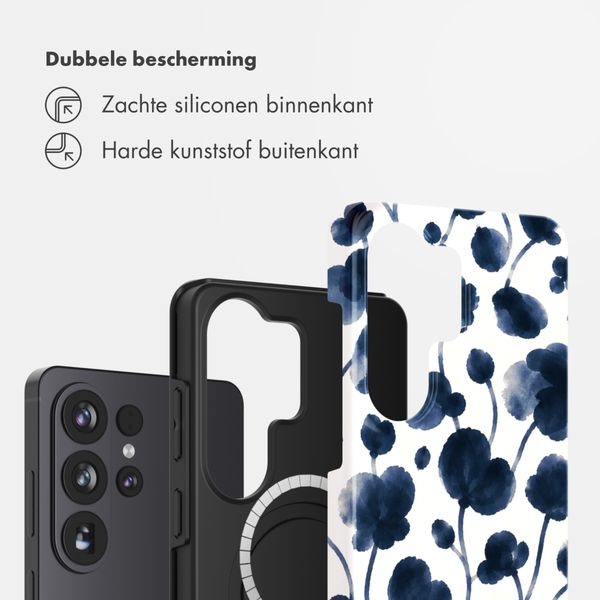 Selencia Vivid Backcover met MagSafe Samsung Galaxy S26 Ultra - Midnight Blossom