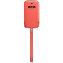 Apple Leather Sleeve MagSafe Apple iPhone 12 (Pro) - Pink Citrus