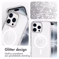 imoshion Sparkle Backcover met MagSafe Apple iPhone 16 Pro - Glitter Transparant