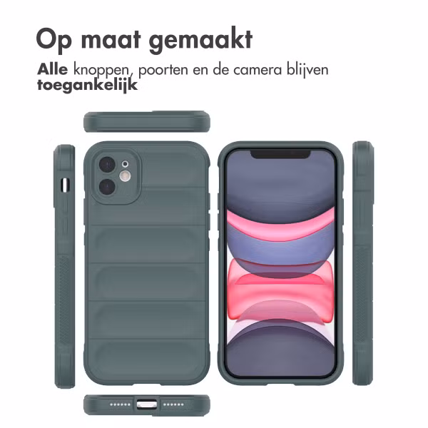 imoshion EasyGrip Backcover Apple iPhone 11 - Donkergroen