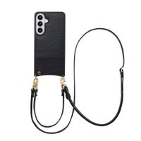 Selencia Nova Phone Case with Cord and Card Holder Samsung Galaxy S26 Plus - Black
