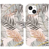 imoshion Design Softcase Bookcase iPhone 14 - Glamour Botanic