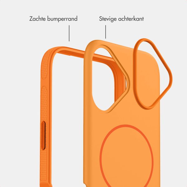 imoshion Color Backcover met Thin MagSafe Ring Apple iPhone 16 - Oranje