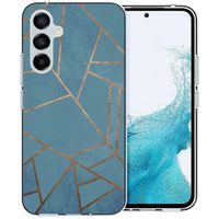 imoshion Design hoesje Samsung Galaxy A54 (5G) - Grafisch Koper / Blauw