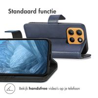 imoshion Luxe Bookcase Motorola Moto G15 / G15 Power - Donkerblauw