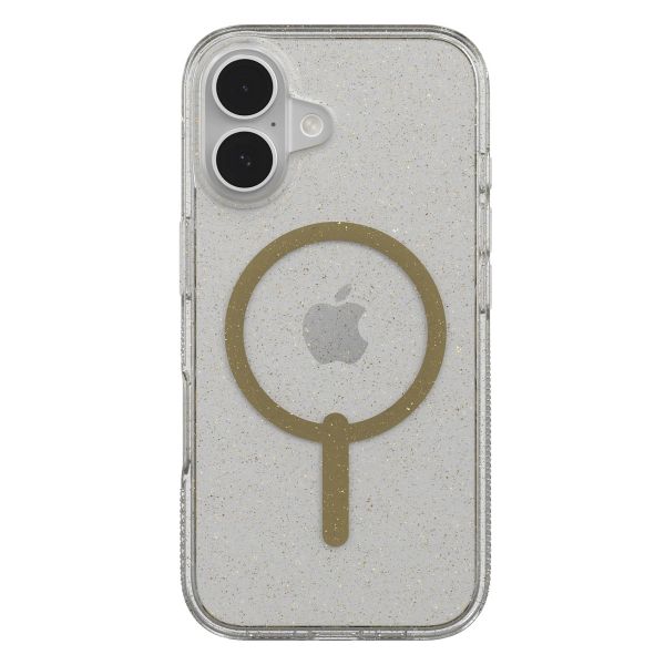 ZAGG Milan Snap Case met MagSafe iPhone 16 - Gold Glitter