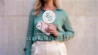 Selencia Aurora Fashion Backcover Apple iPhone 15 Pro Max - Powder White Marble