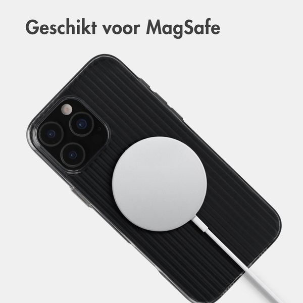 Accezz Lite Backcover met MagSafe | Fluted | Apple iPhone 16 Pro Max - Zwart