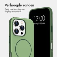 imoshion Color Backcover met Thin MagSafe Ring Apple iPhone 16 Pro - Donkergroen