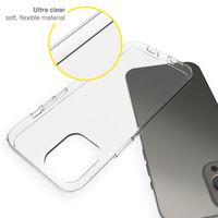Accezz Clear Backcover Apple iPhone 13 Pro Max - Transparant