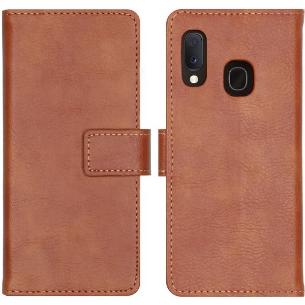 imoshion Luxe Bookcase Samsung Galaxy A20e - Bruin