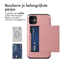 imoshion Backcover met pasjeshouder Apple iPhone 11 - Rosé Goud