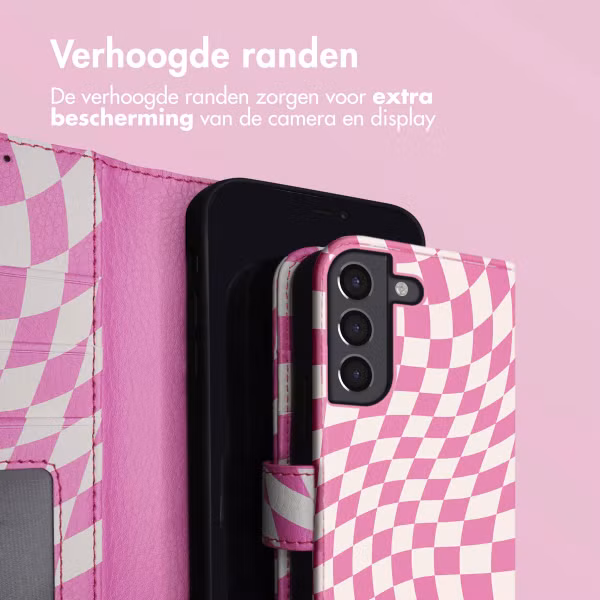 imoshion Design Bookcase Samsung Galaxy S21 FE - Retro Pink