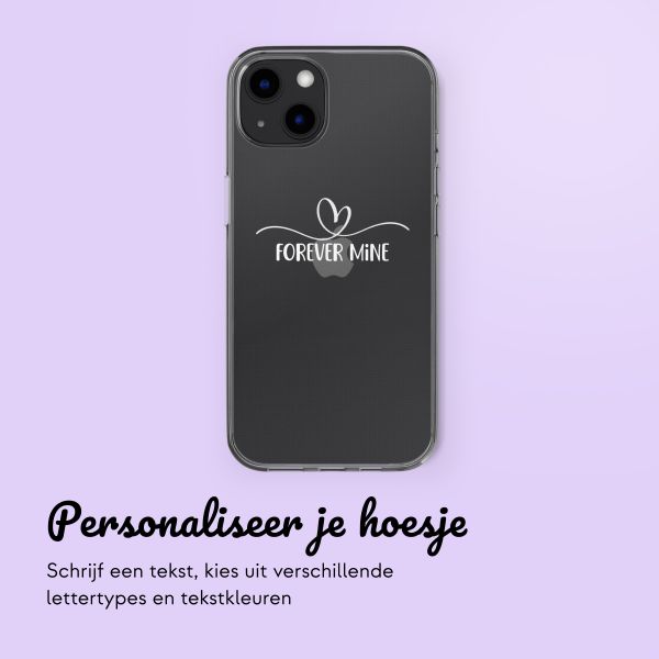 Hoesje met eigen foto en/of tekst Apple iPhone 13 - Sierlijk hartje
