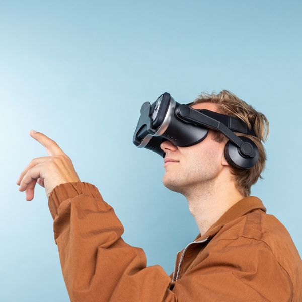 imoshion Virtual Reality Bril met Bluetooth Koptelefoon - Zwart