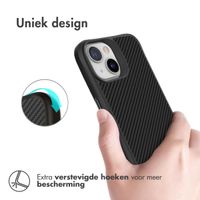imoshion Rugged Hybrid Carbon Case Apple iPhone 13 - Zwart
