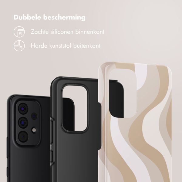 Selencia Vivid Tough Backcover Samsung Galaxy A53 - Desert Waves Beige