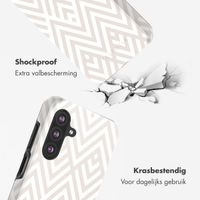 Selencia Vivid Backcover Samsung Galaxy A26 - Beige Zigzag