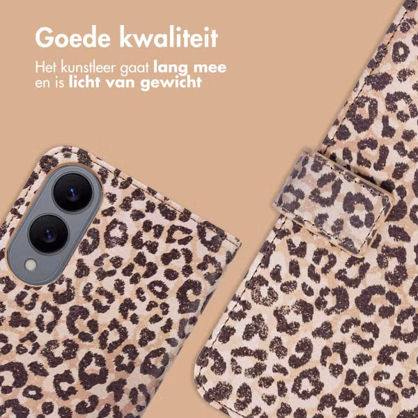 imoshion Design Bookcase Samsung Galaxy S25 Edge - Leopard Mood