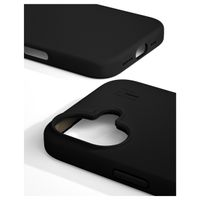 iDeal of Sweden Silicone Case met MagSafe Apple iPhone 16 - Black
