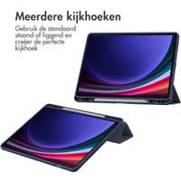 imoshion Trifold Hardcase Bookcase Samsung Galaxy Tab S9 11.0 inch - Donkerblauw