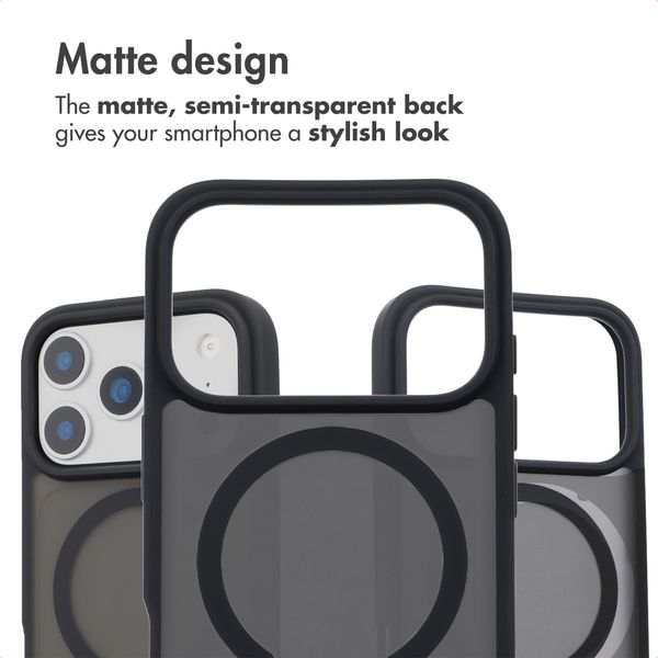 imoshion Colour Guard Back Cover with MagSafe Apple iPhone 17 Pro Max - Black