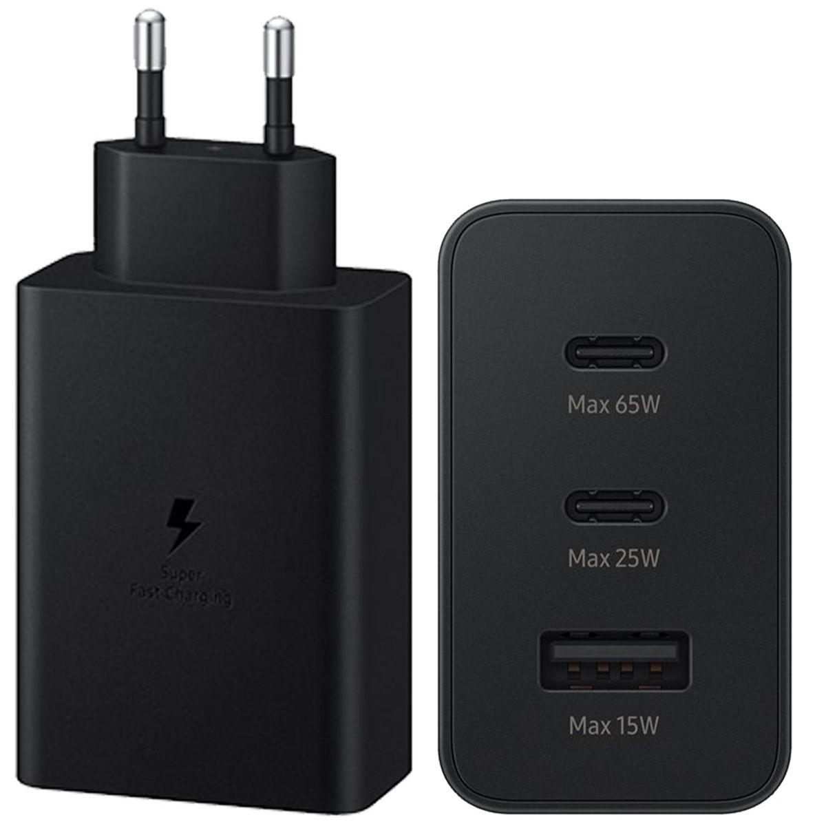 EasyULT USB-C Naar USB 3.0 Adapter (2 Stuks) – 10 Gbps, Zwart – Voor Opladen & Data